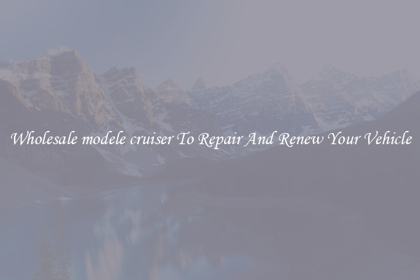 Wholesale modele cruiser To Repair And Renew Your Vehicle