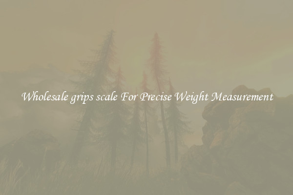 Wholesale grips scale For Precise Weight Measurement