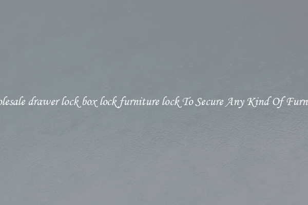 Wholesale drawer lock box lock furniture lock To Secure Any Kind Of Furniture