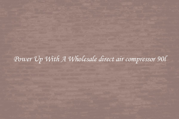 Power Up With A Wholesale direct air compressor 90l